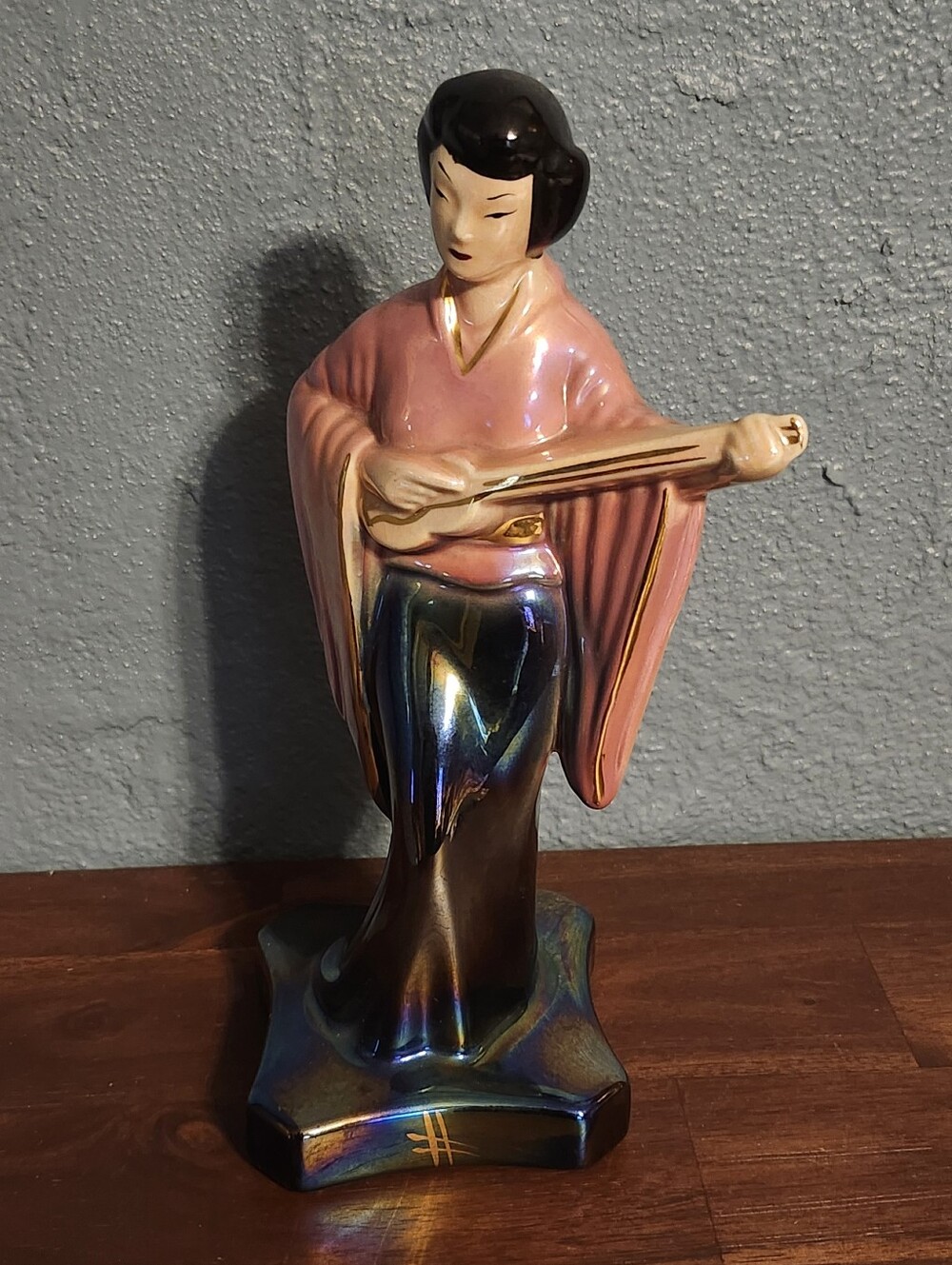 Vintage MCM Stanford Art Pottery Geisha Girl Lustreware Figure